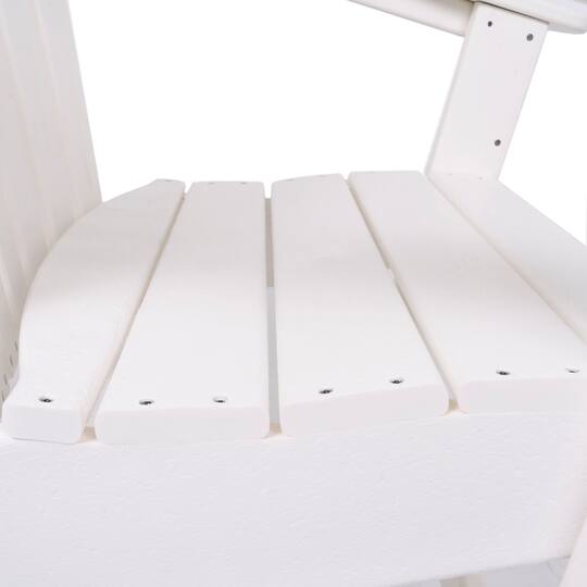 White Traditional Adirondack Chair